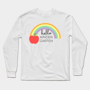 Hello Kindergarten Long Sleeve T-Shirt